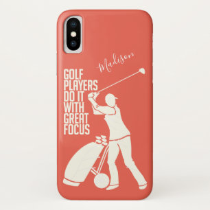 Étui de téléphone de GOLFEUR nom personnalisé & co