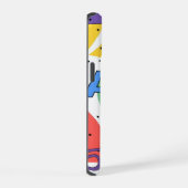 Étui de téléphone de style Memphis Dopamine Décor (Côté droit)