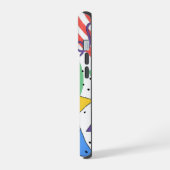 Étui de téléphone de style Memphis Dopamine Décor (Côté gauche)