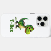 Étui de téléphone dinosaure de dessin animé mignon (Verso (horizontal))
