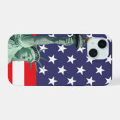 Étui de téléphone drapeau américain (Verso Horizontal)