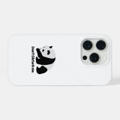 Étui de téléphone drôle de panda de dessin animé " (Verso Horizontal)