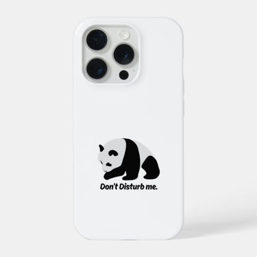 Étui de téléphone drôle de panda de dessin animé " (Verso)