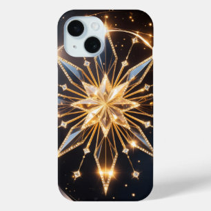 Étui de téléphone Éclat Céleste Étoile Dorée