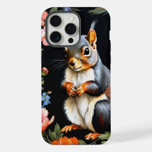 Étui de téléphone Écureuil & Fleurs Dark Cottageco