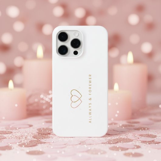 Étui de téléphone élégant pour la Saint-Valentin p