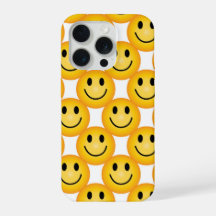 Étui de téléphone Émoticône Smiley Jaune Visage He