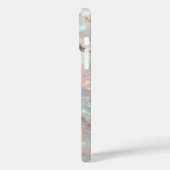 Étui de téléphone en agate perlée de luxe - Irides (Verso / Gauche)