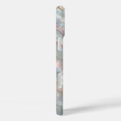 Étui de téléphone en agate perlée de luxe - Irides (Verso / Droite)