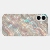 Étui de téléphone en agate perlée de luxe - Irides (Verso (horizontal))