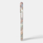 Étui de téléphone en agate perlée de luxe - Irides (Verso / Gauche)