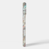 Étui de téléphone en agate perlée de luxe - Irides (Verso / Droite)