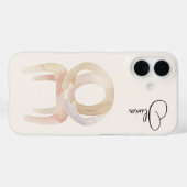 Étui de téléphone en aquarelle abstraite Chaise de (Verso (horizontal))