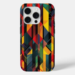 Étui de téléphone en art abstrait géométrique – Mo