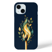 Étui de téléphone en art botanique de Flamme Mysti