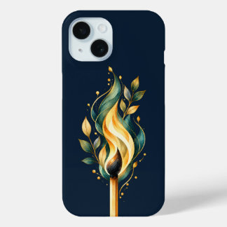 Étui de téléphone en art botanique de Flamme Mysti