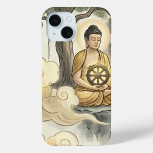Étui de téléphone en art de méditation Gautam Budd
