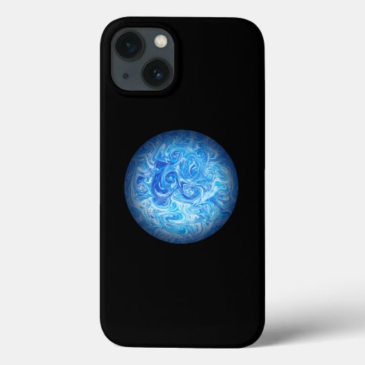 Étui de téléphone en art fluide Calm Tide (Verso)