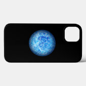 Étui de téléphone en art fluide Calm Tide (Verso (horizontal))