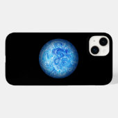 Étui de téléphone en art fluide Calm Tide (Verso (horizontal))