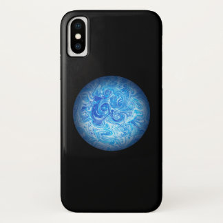 Étui de téléphone en art fluide Calm Tide pour iPh