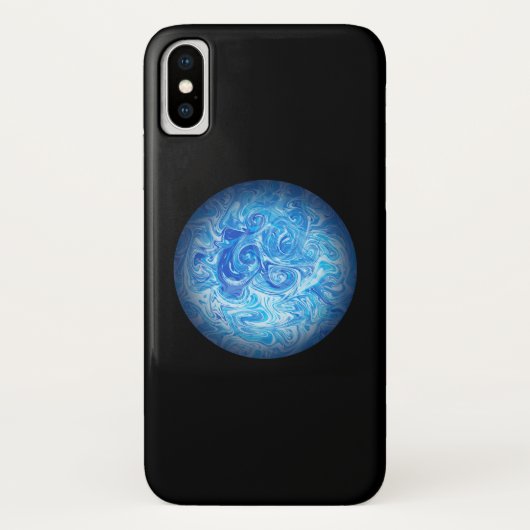 Étui de téléphone en art fluide Calm Tide pour iPh (Dos)