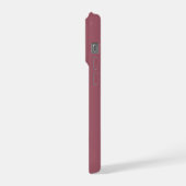 Étui de téléphone en art linéaire floral minimalis (Côté gauche)