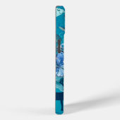 Étui de téléphone en collage Océan Bleu (Verso / Droite)