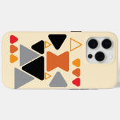 Étui de téléphone en crème boho milieu du siècle t (Verso (horizontal))