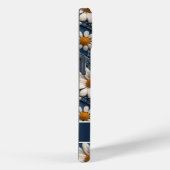 Étui de téléphone en denim avec daisy 3D (Verso / Droite)