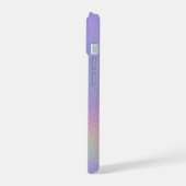 Étui de téléphone en feuille iridescente (Côté gauche)
