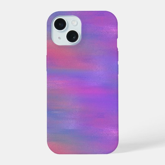 Étui de téléphone en feuille iridescente (Verso)