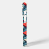 Étui de téléphone en forme de cube géométrique 3D (Verso / Gauche)