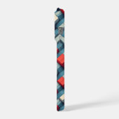 Étui de téléphone en forme de cube géométrique 3D (Côté gauche)