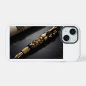 Étui de téléphone en forme de stylo plume de luxe (Verso Horizontal)