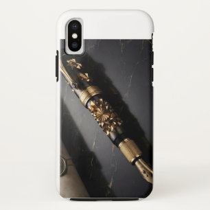 Étui de téléphone en forme de stylo plume de luxe