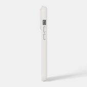 Étui de téléphone en lin minimal (Côté gauche)