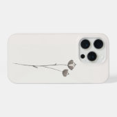 Étui de téléphone en lin minimal (Verso Horizontal)