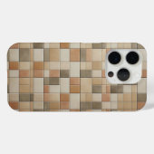 Étui de téléphone en mosaïque verticale moderne - (Verso (horizontal))