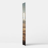 Étui de téléphone en sable doré abstrait - Dé (Verso / Droite)