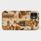 Étui de téléphone Épouvantail et Citrouille d'Hall (Dos (Horizontal))
