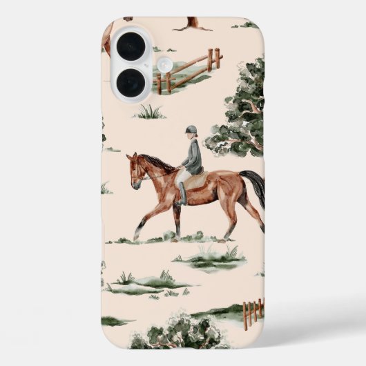 Étui de téléphone équestre (Verso)