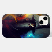 Étui de téléphone Fantasy Dark Wizard | Mage Art 2 (Verso (horizontal))