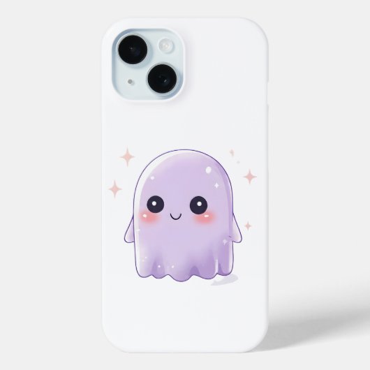Étui de téléphone fantôme Kawaii mignon | Hallowee (Verso)