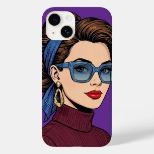 Étui de téléphone Femme Pop Art Rétro