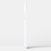 Étui de téléphone Fleur Abstraite Beige Doux Minim (Verso / Droite)