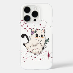 Étui de téléphone Fleur céleste de chat fantôme mi