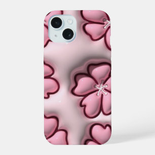 Étui de téléphone Fleur de Cerisier Rose Pastel 3D