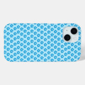 Étui de téléphone Fleur d'Hibiscus Bleu (Verso (horizontal))