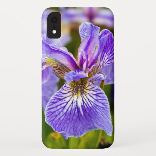 Étui de téléphone fleur d'iris (Dos)
